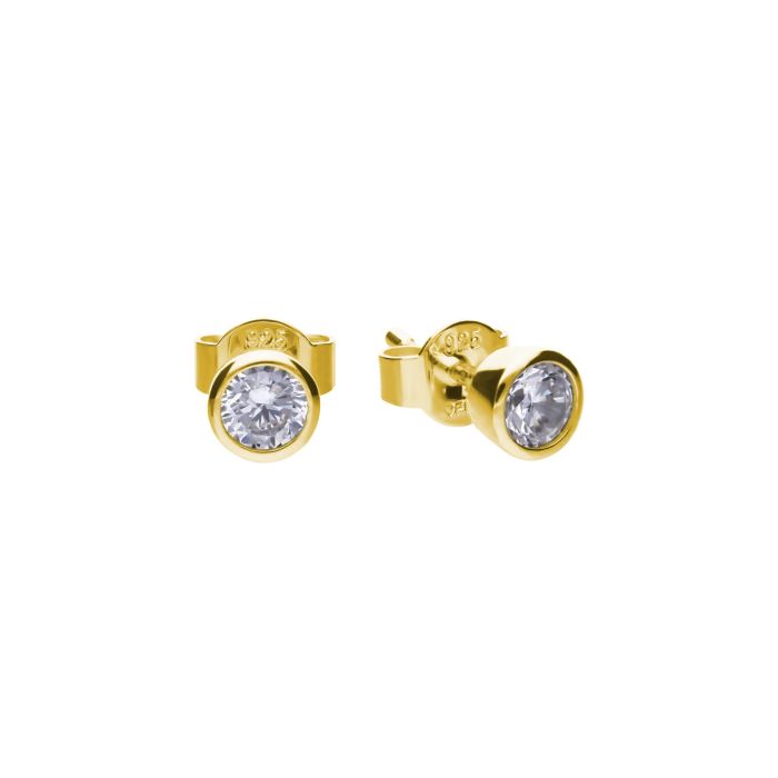 Diamonfire Bezel Set Carat Stud Earrings
