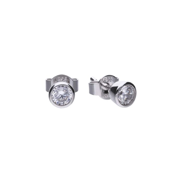 Diamonfire Bezel Set Carat Stud Earrings