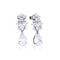 Diamonfire Ornate Statement Teardrop Earrings