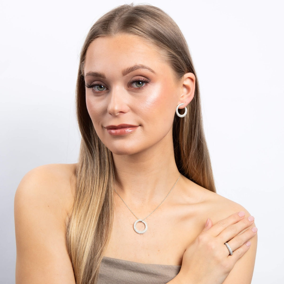 Diamonfire Pave Set Dome Ring