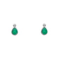 Laura Ashley Silver Thornage Flowers Stud Earrings