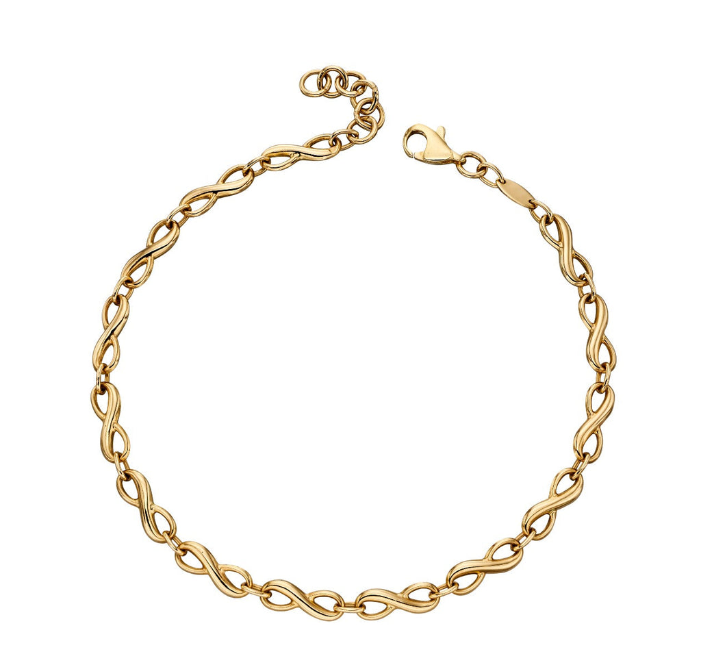 Elements Gold Infinity Tennis Bracelet