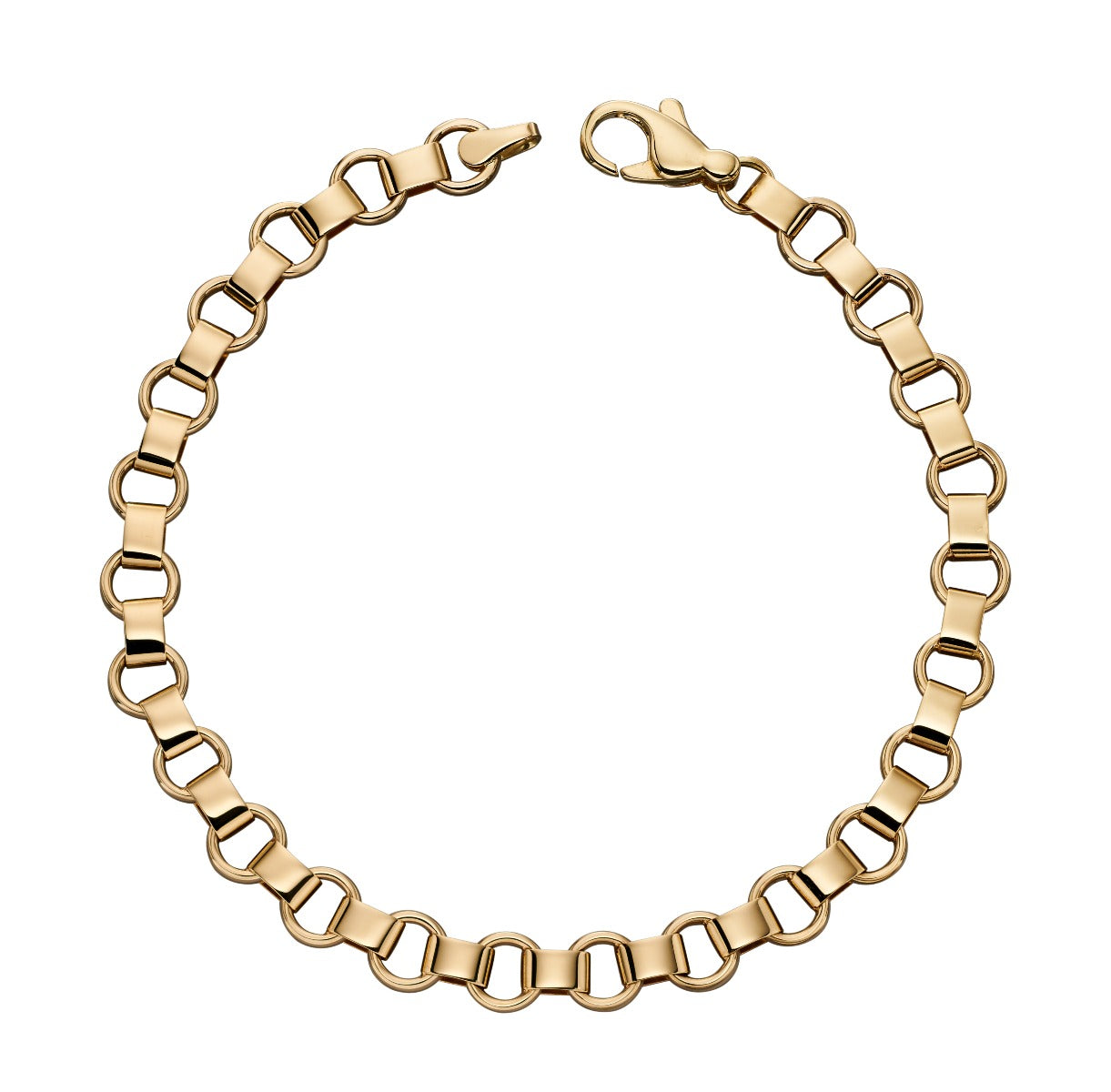 Elements Gold Circle Link Bracelet
