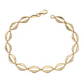 Elements Gold Open Eye Link Bracelet