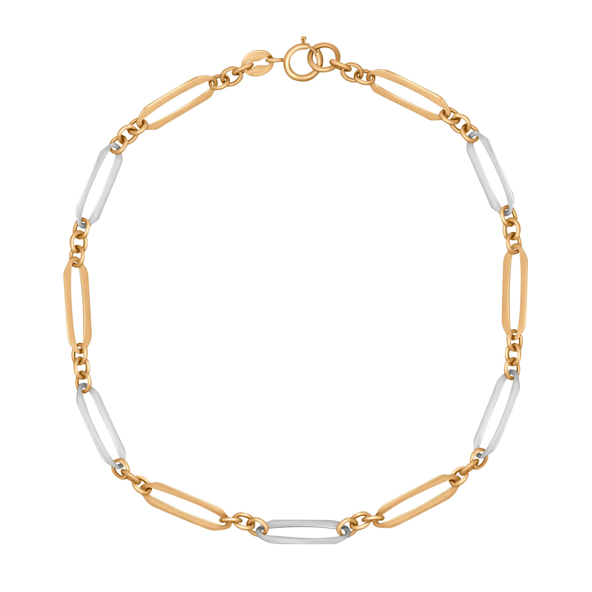 Elements Gold Elongated Link Bracelet