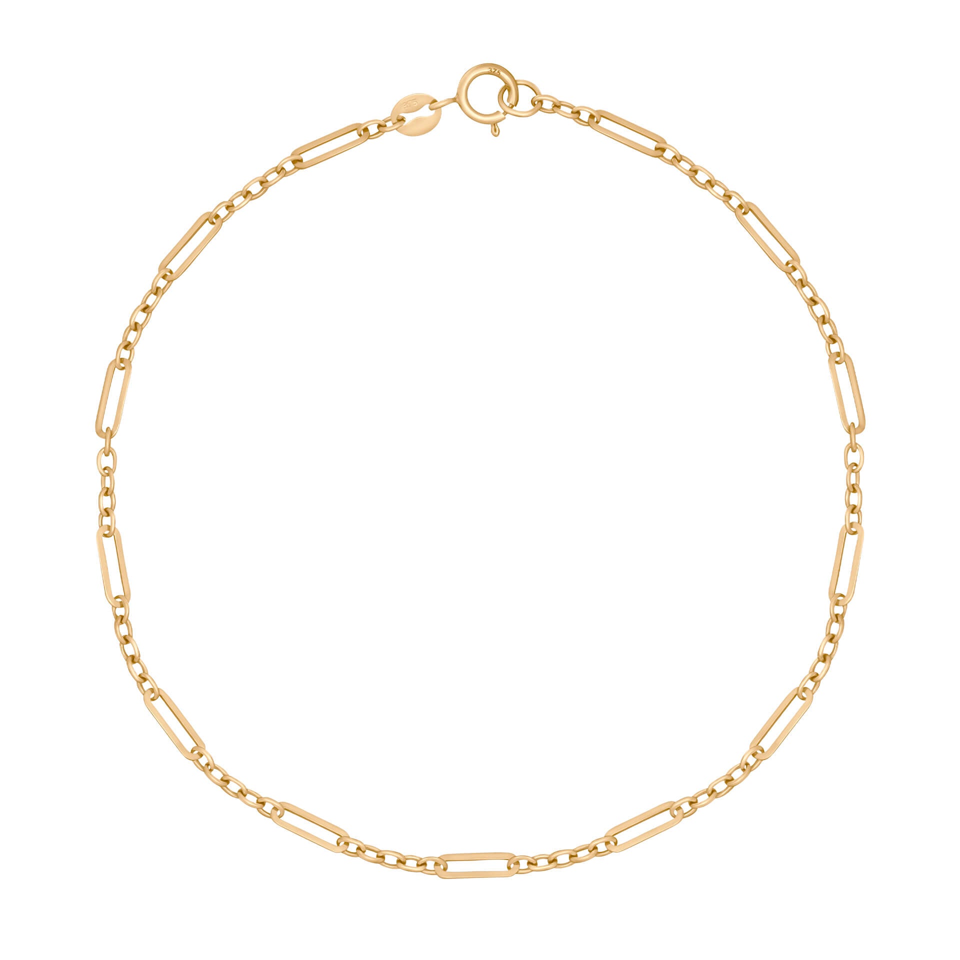 Elements Gold Mixed Length Link Bracelet