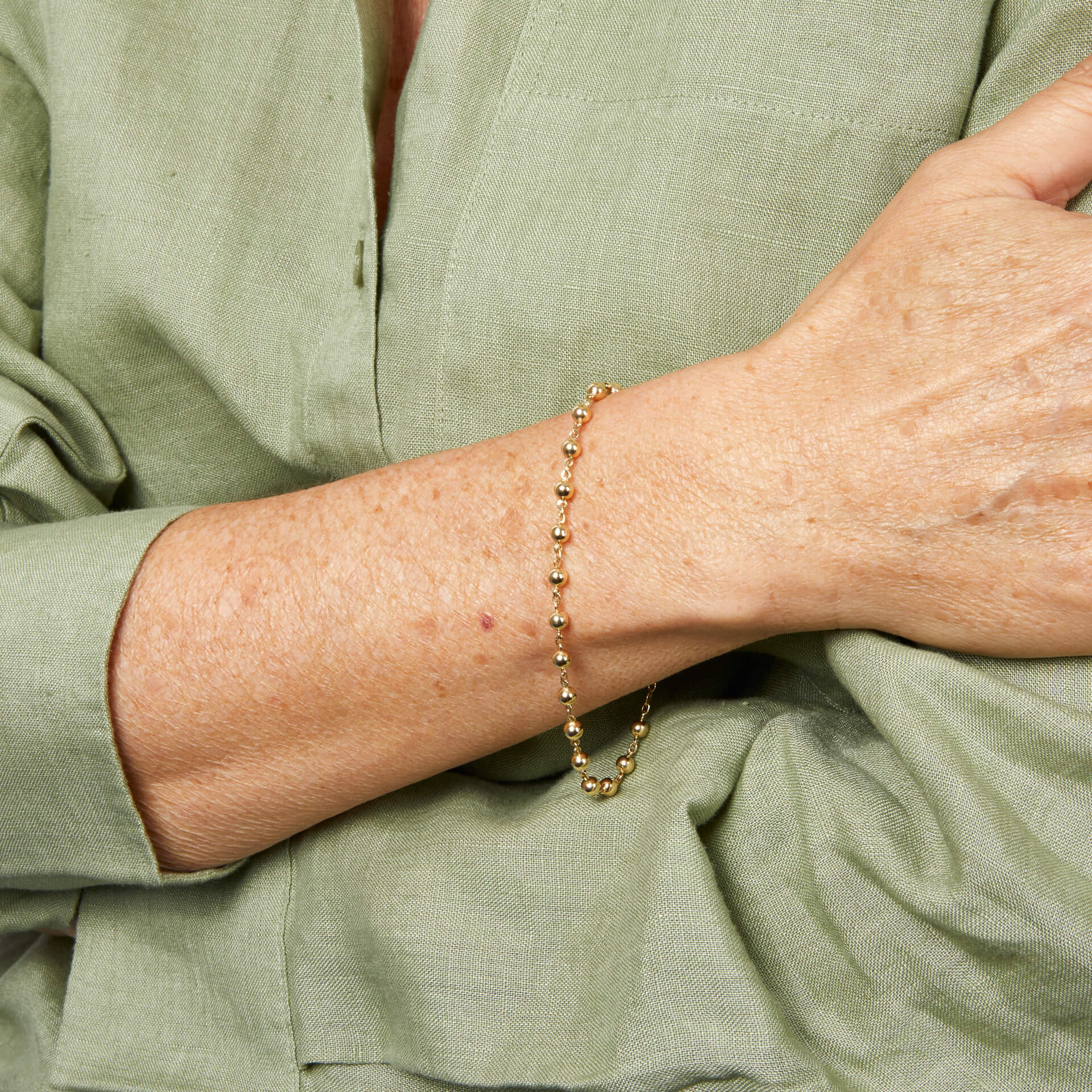 Elements Gold Ball Chain Bracelet