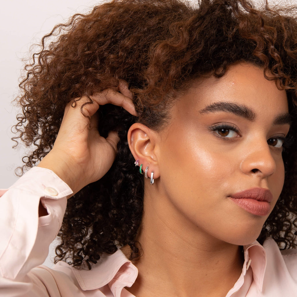 Elements Gold U Shape Hoop Earrings