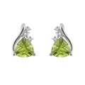 Elements Gold Trillion Semi-Precious Stud Earrings