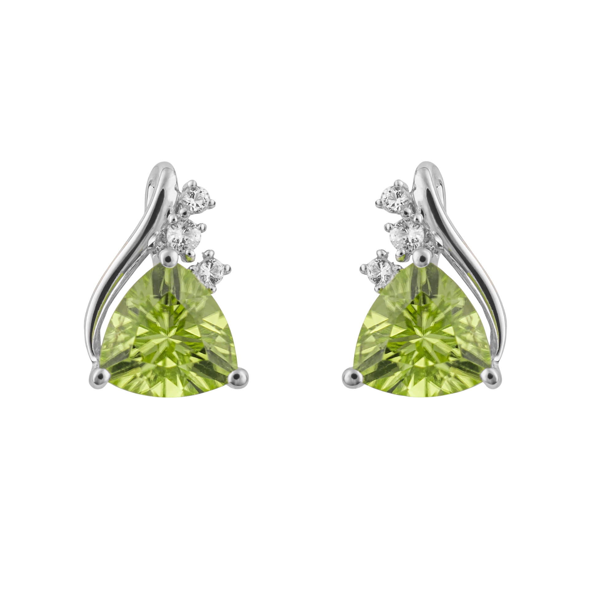 Elements Gold Trillion Semi-Precious Stud Earrings