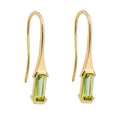 Elements Gold Elongated Semi-Precious Hook Earrings