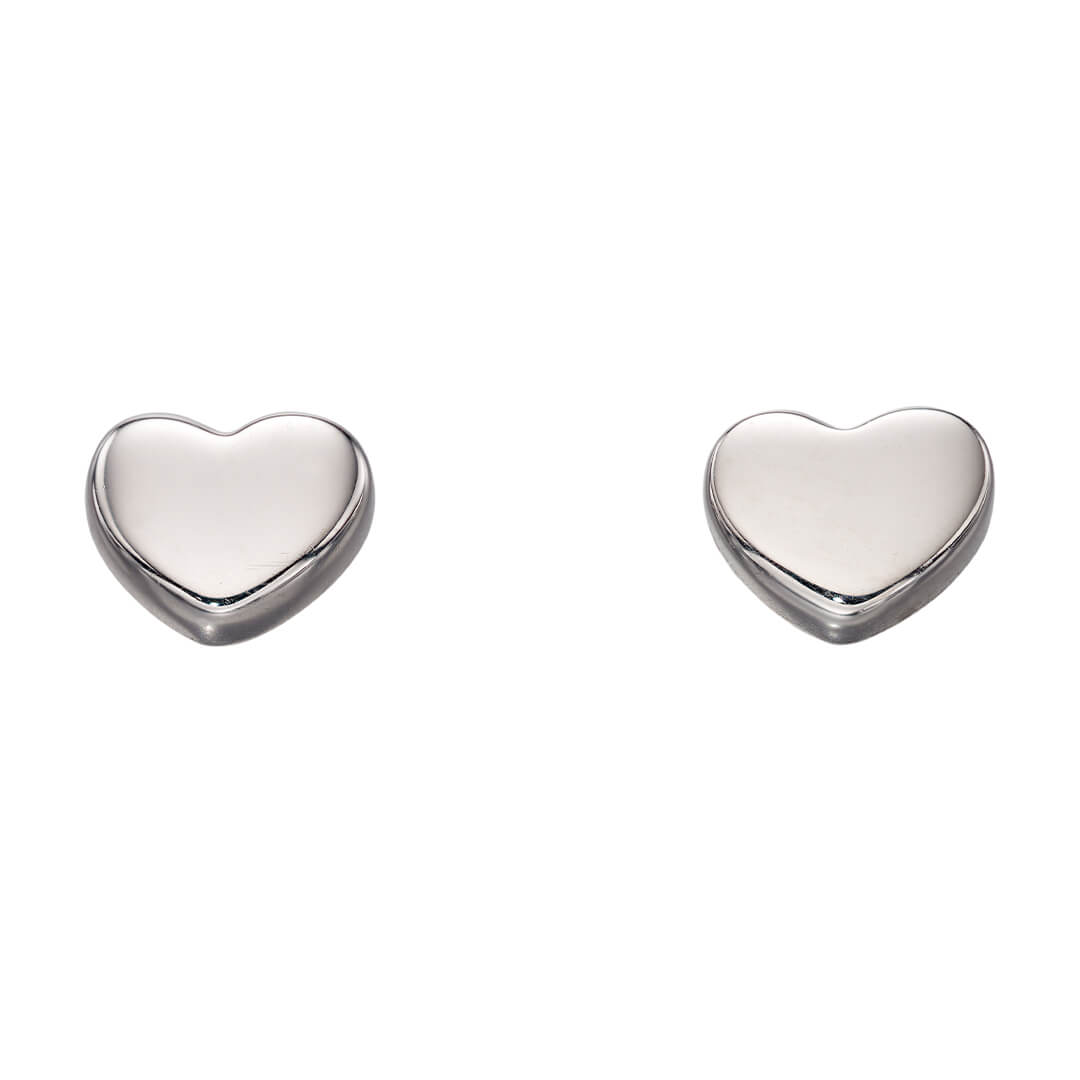Elements Gold Small Heart Earrings