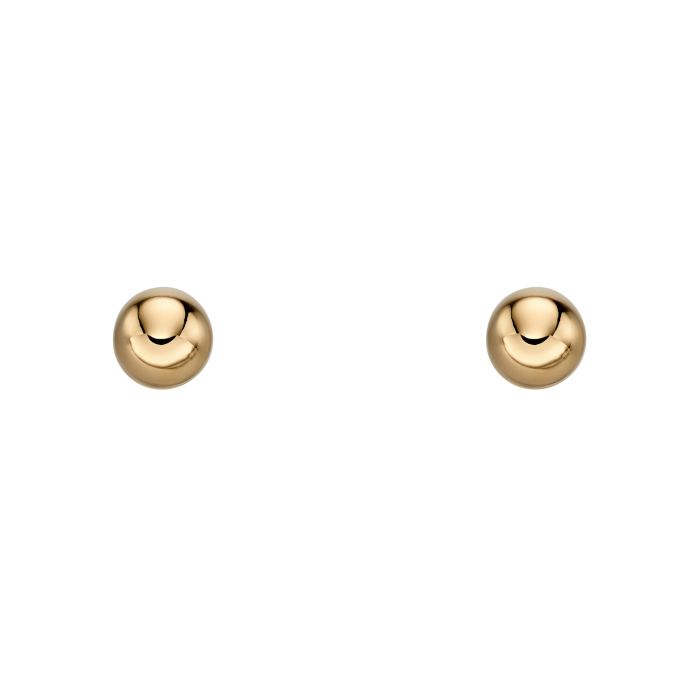 Elements Gold Ball Stud Earrings