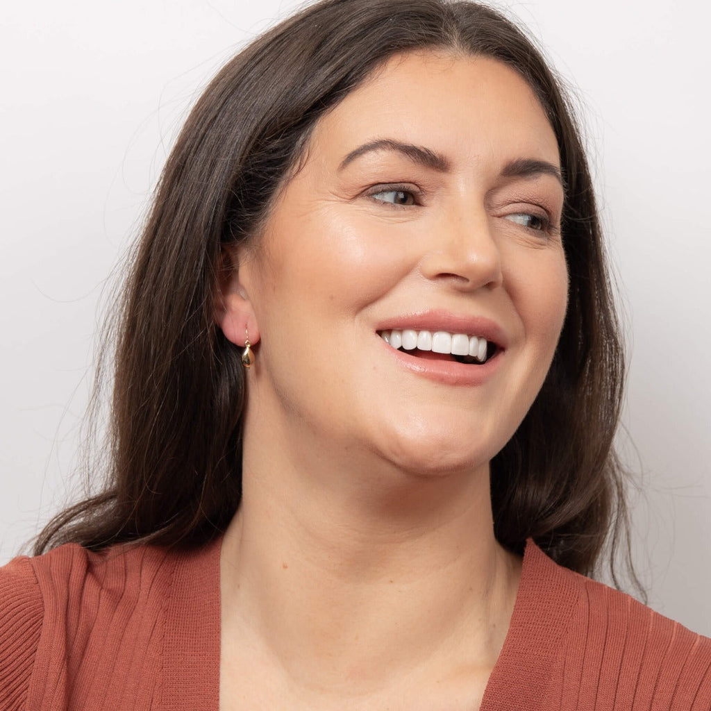 Elements Gold Teardrop Earrings