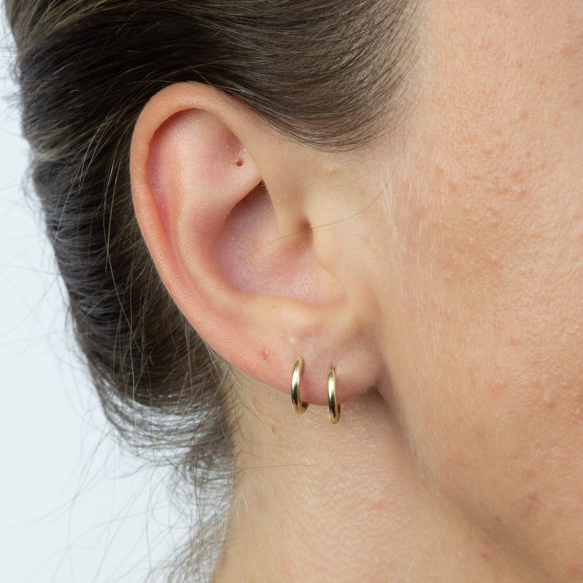Elements Gold Huggie Hoop Earrings