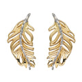 Elements Gold Feather Earrings