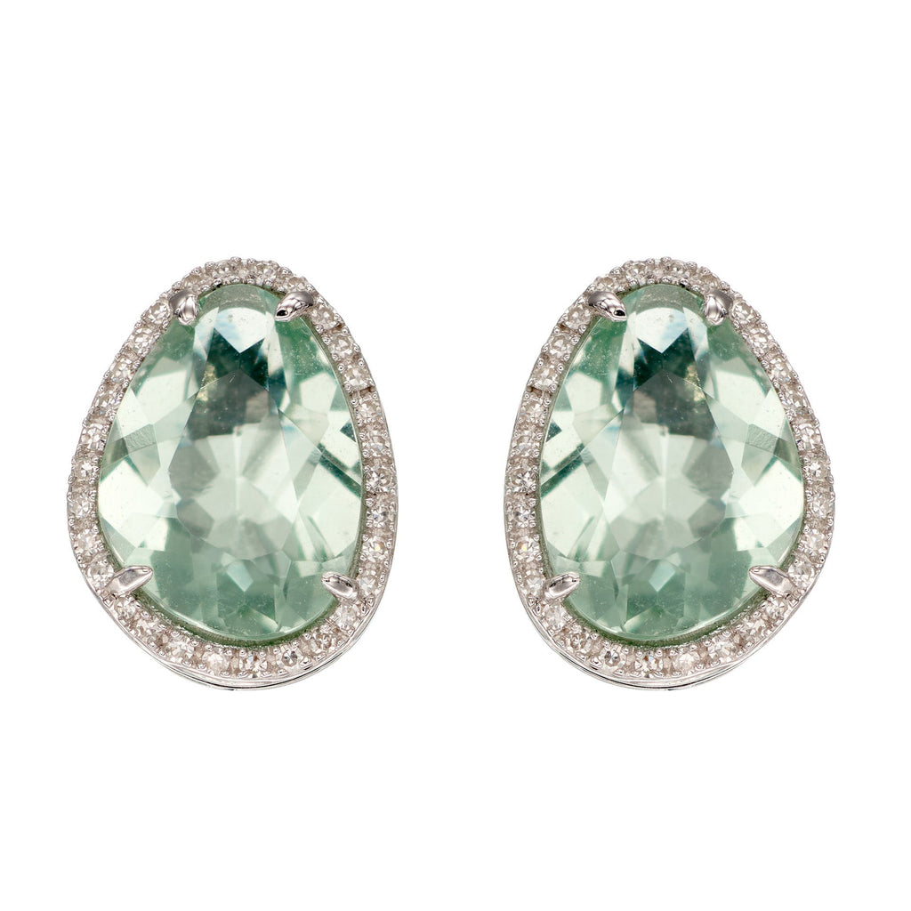 Elements Gold Irregular Shaped Semi-Precious Stone Stud Earrings