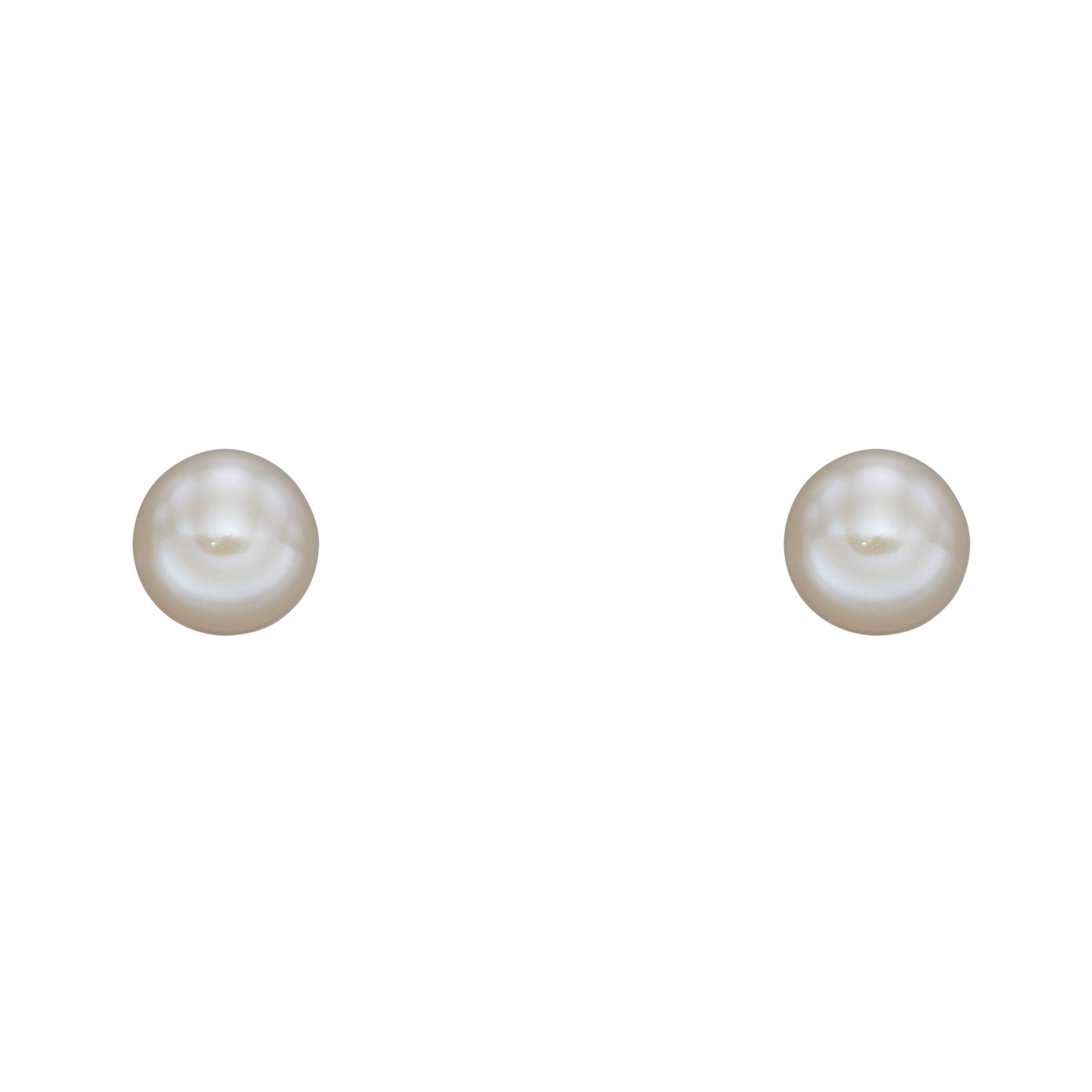 Elements Gold Pearl Stud Earrings