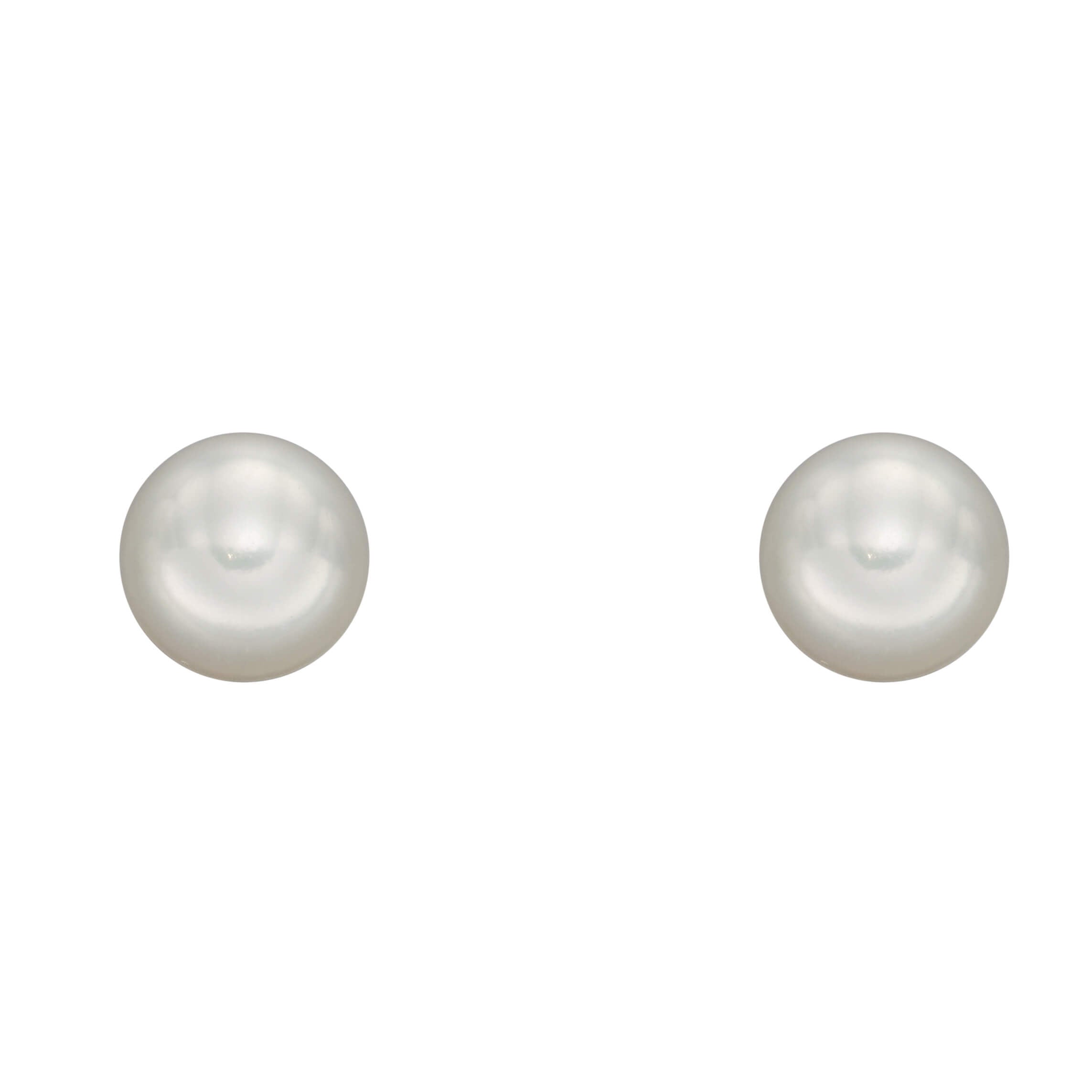 Elements Gold Pearl Stud Earrings