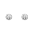 Elements Gold Textured Ball Stud Earrings