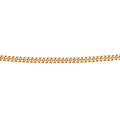 Elements Gold 1mm Diamond Cut Curb Chain 46cm