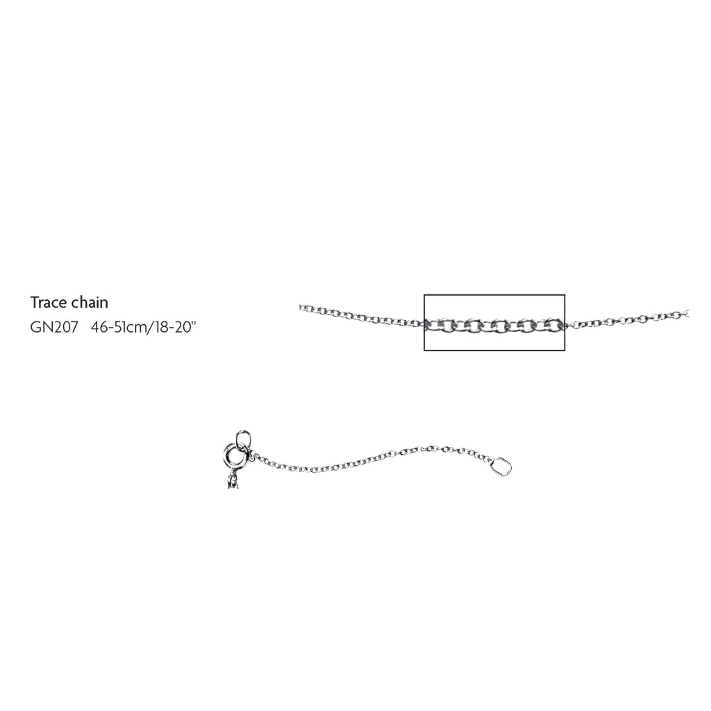 Elements Gold 1.2mm Trace Chain 46cm-51cm