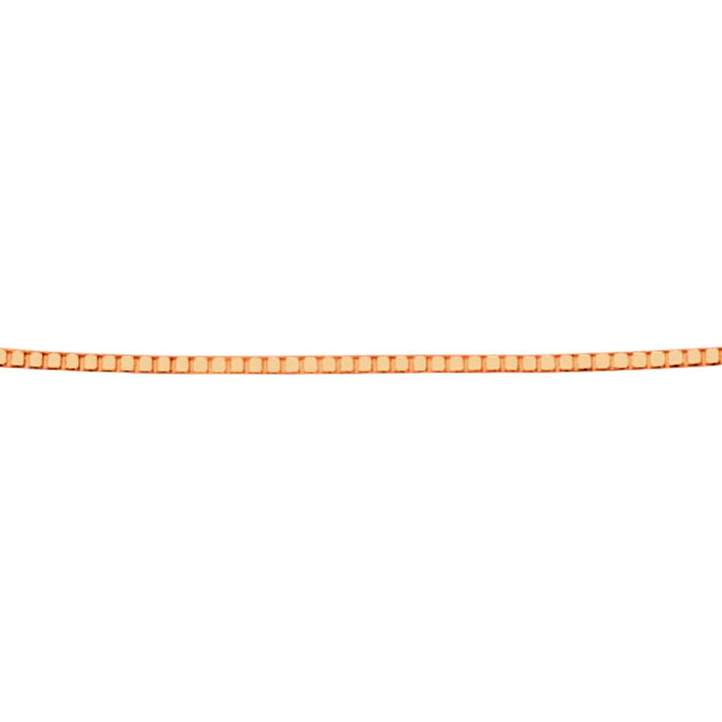 Elements Gold Venetian Box Chain 41cm-46cm