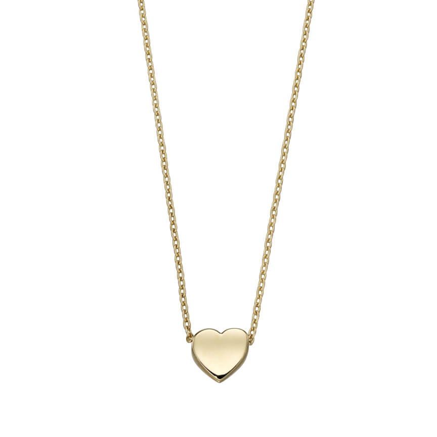 Elements Gold Small Heart Necklace
