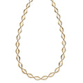 Elements Gold Open Eye Link Necklace