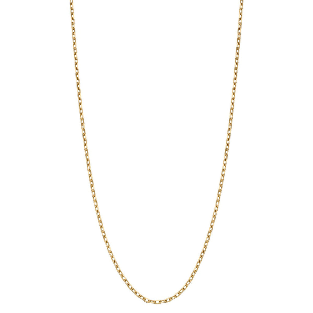 Elements Gold 0.7mm Diamond Cut Trace Chain 56cm-61cm