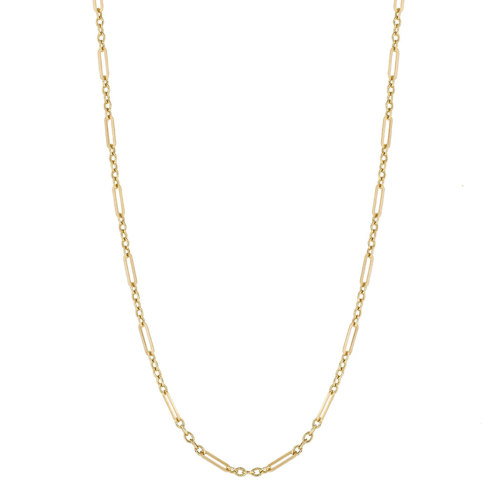 Elements Gold Mixed Length Link Chain Necklace