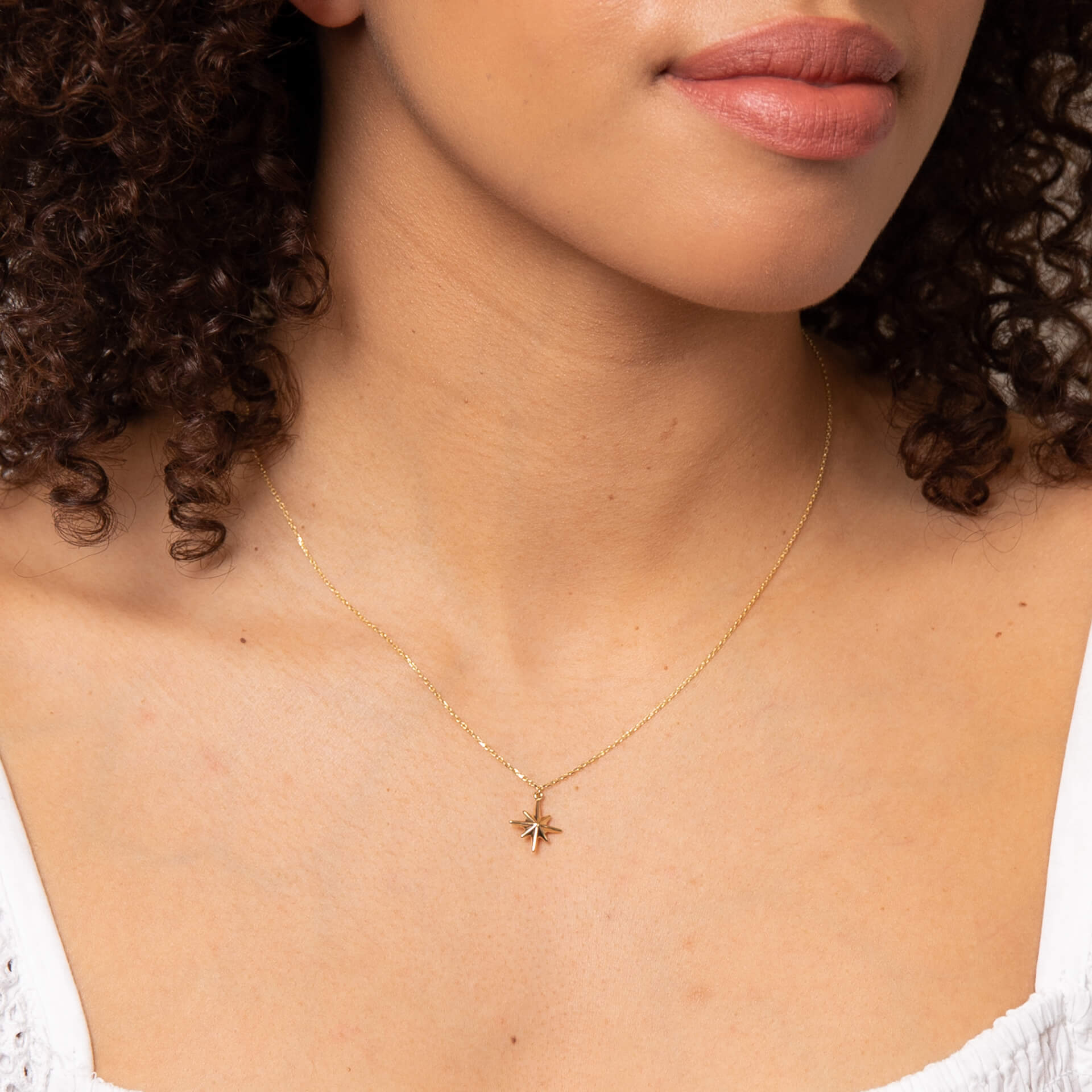 Elements Gold Starburst Necklace