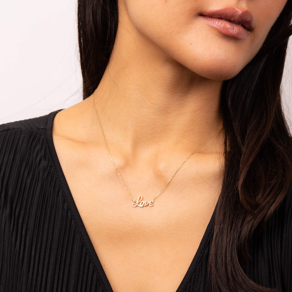 Elements Gold Love Necklace