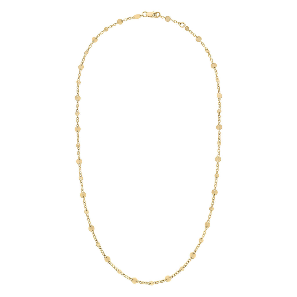 Elements Gold Discs and Chain Necklace