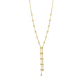 Elements Gold Ball Chain Lariat Necklace
