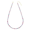 Elements Gold Semi-Precious Navette Necklace