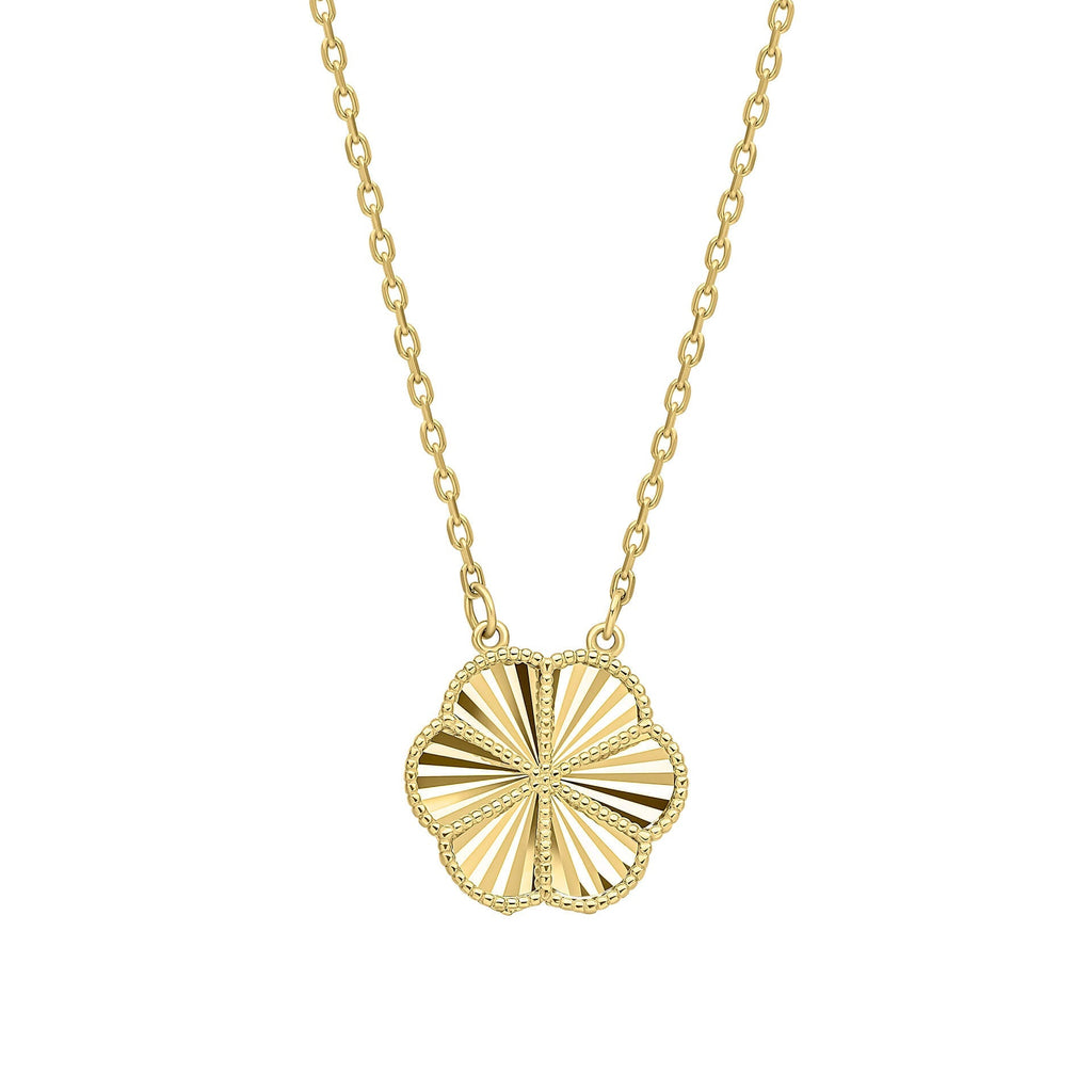 Elements Gold English Rose Necklace