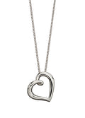 Elements Gold Organic Heart Pendant