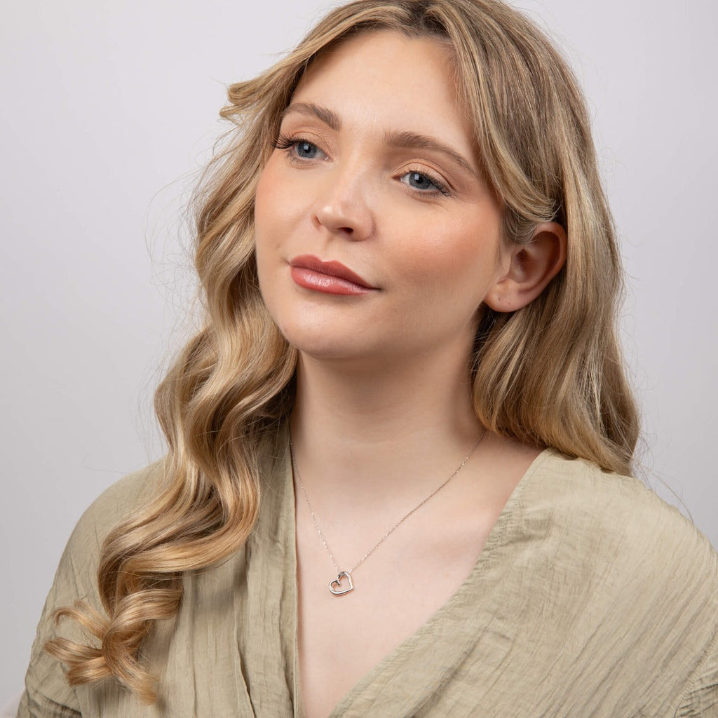 Elements Gold Organic Heart Pendant