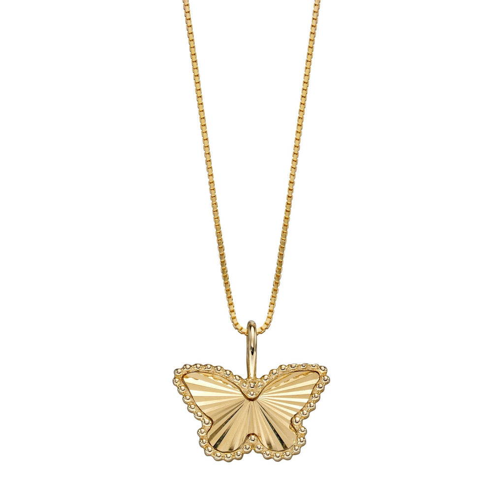 Elements Gold Butterfly Pendant
