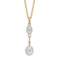 Elements Gold Freshwater Pearl Tier Drop Pendant