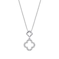 Elements Gold Diamond Quatrefoil Pendant