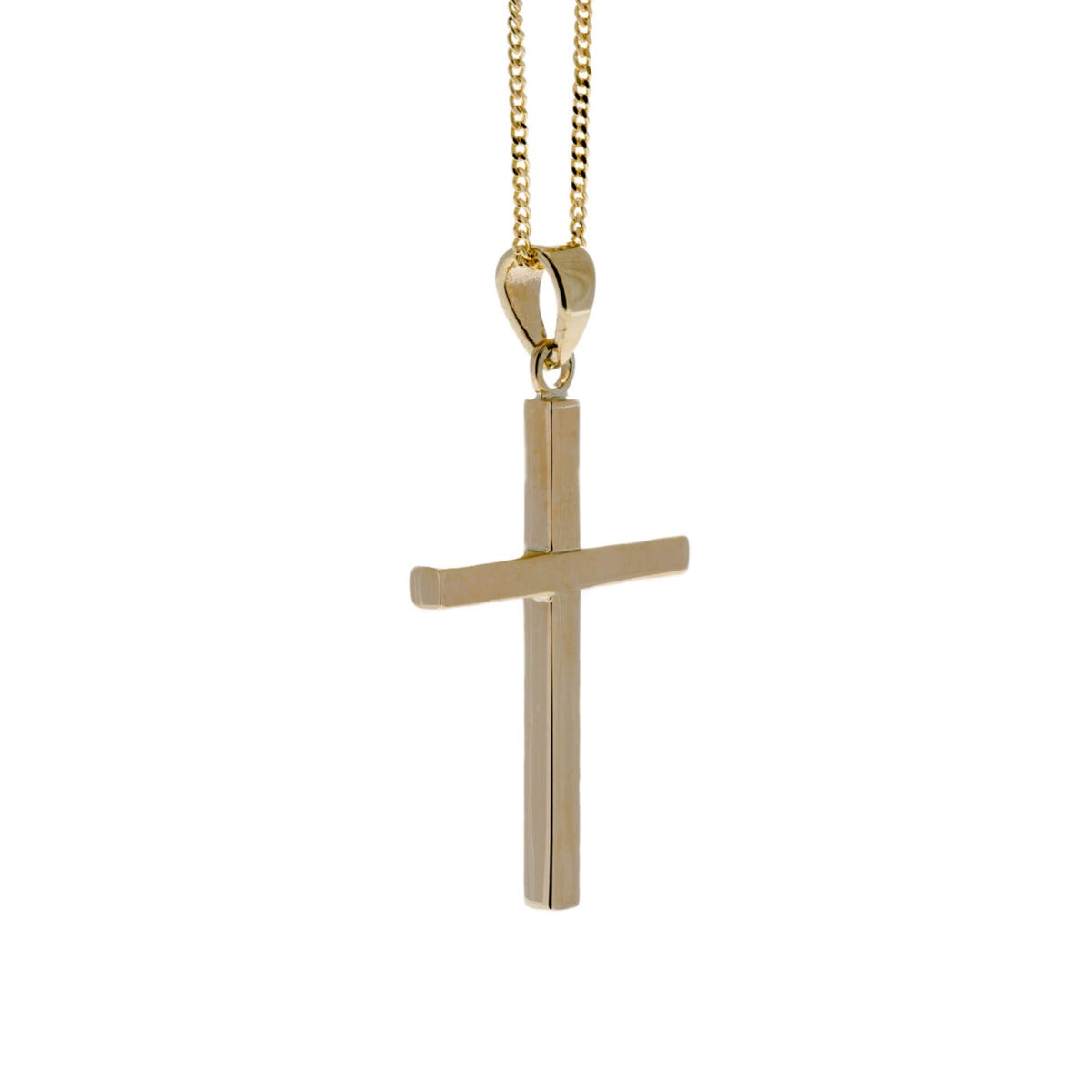 Elements Gold Large Cross Pendant