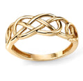 Elements Gold Celtic Pattern Ring