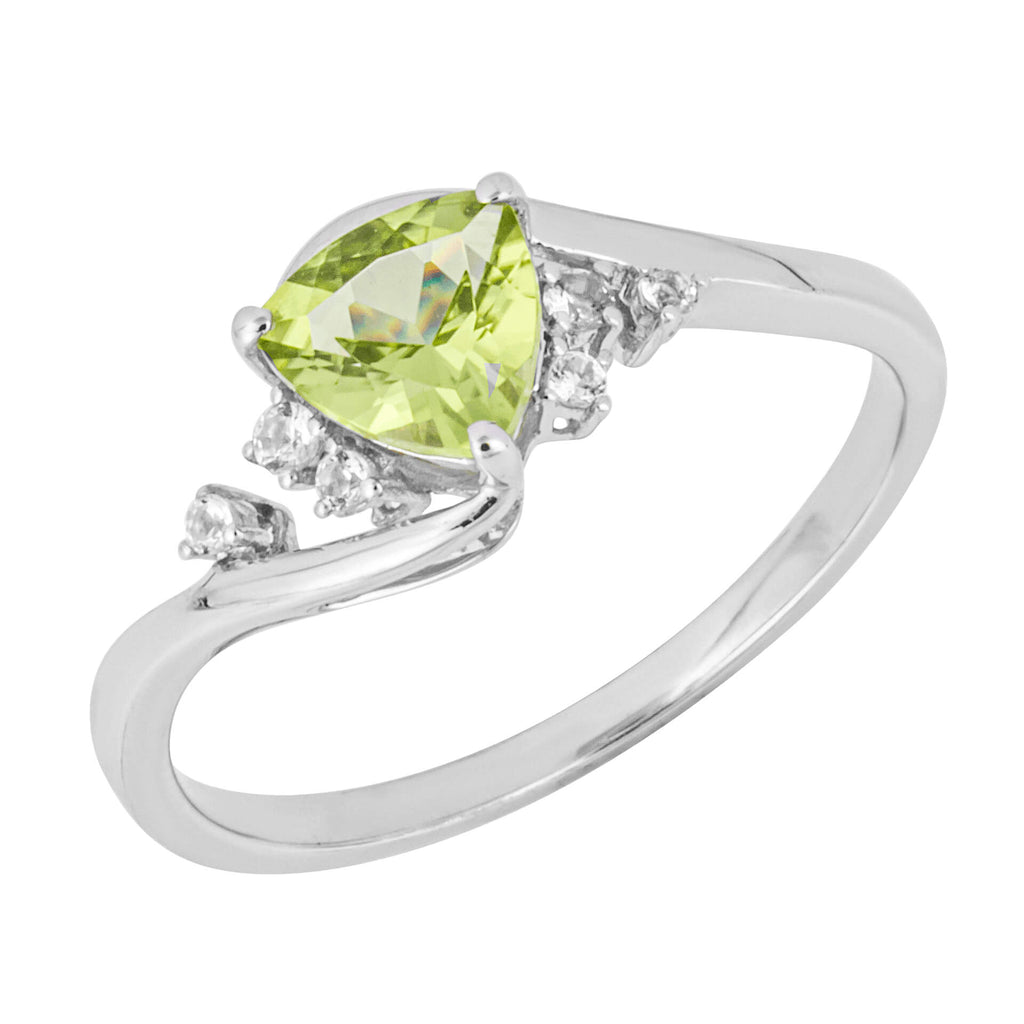 Elements Gold Trillion Semi-Precious Ring