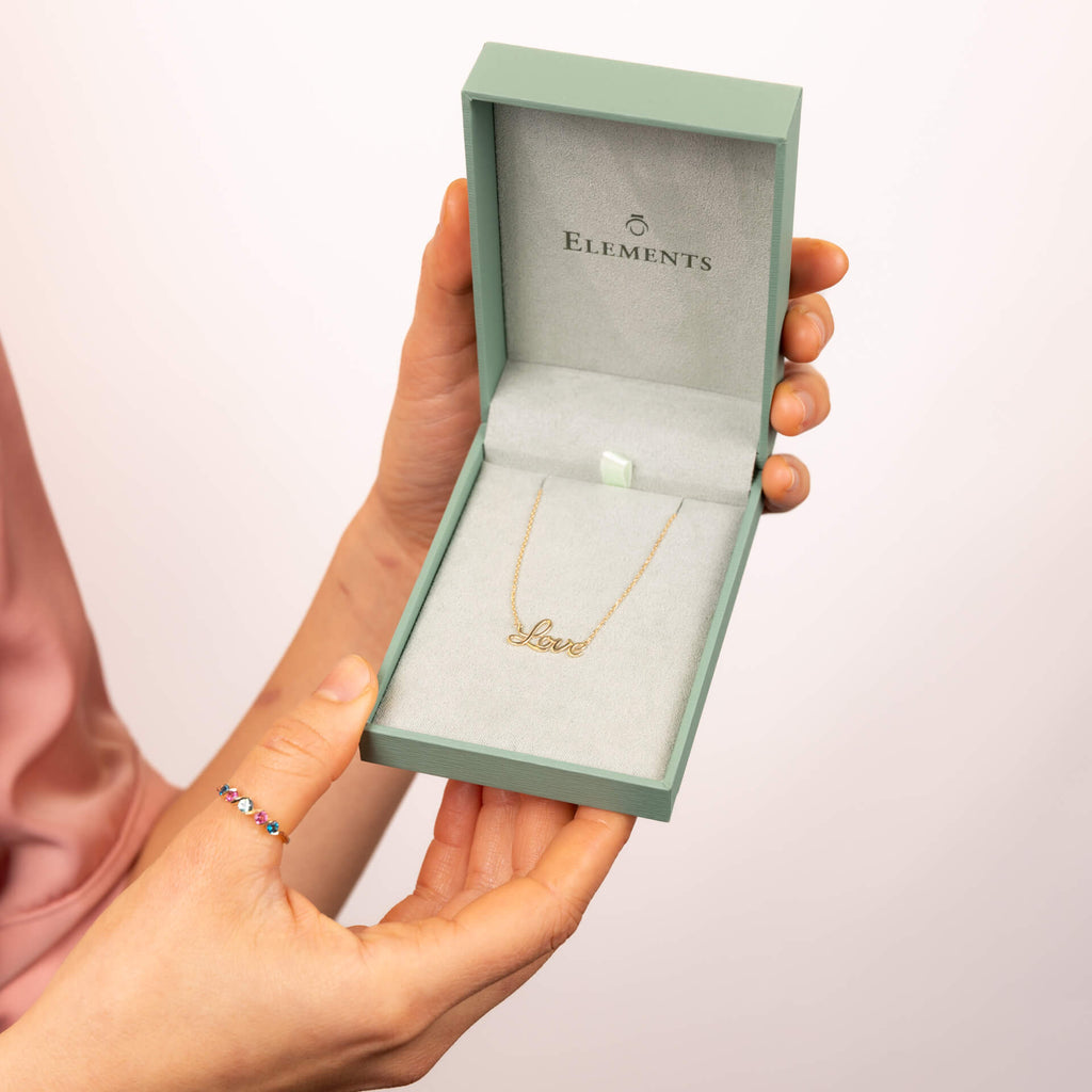 Elements Gold Love Necklace