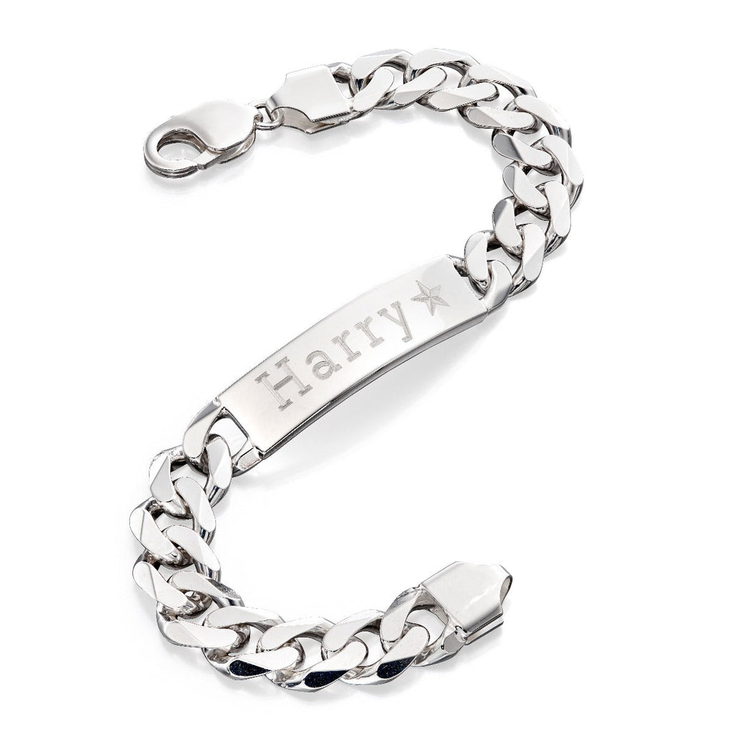 Beginnings Heavyweight ID Bar Curb Bracelet