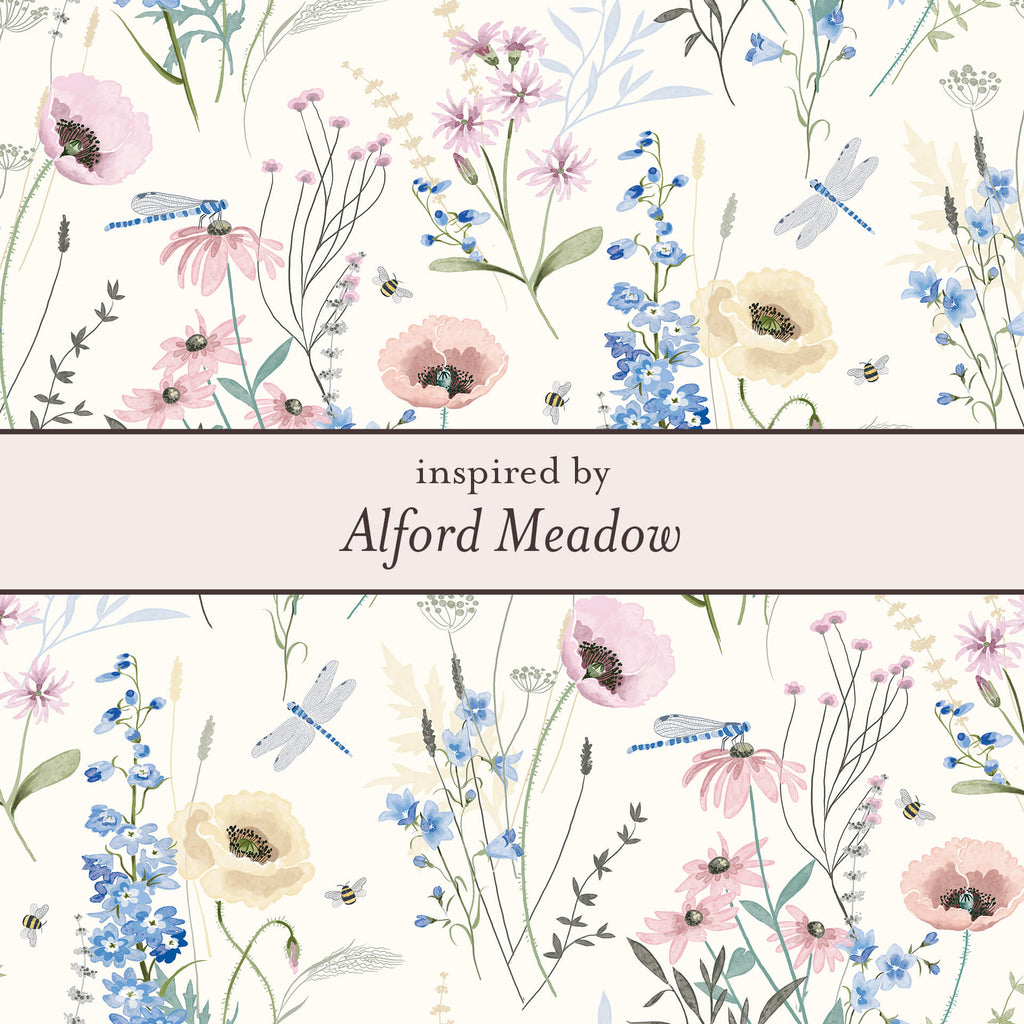 Laura Ashley Silver Alford Meadow Light Amethyst Earrings