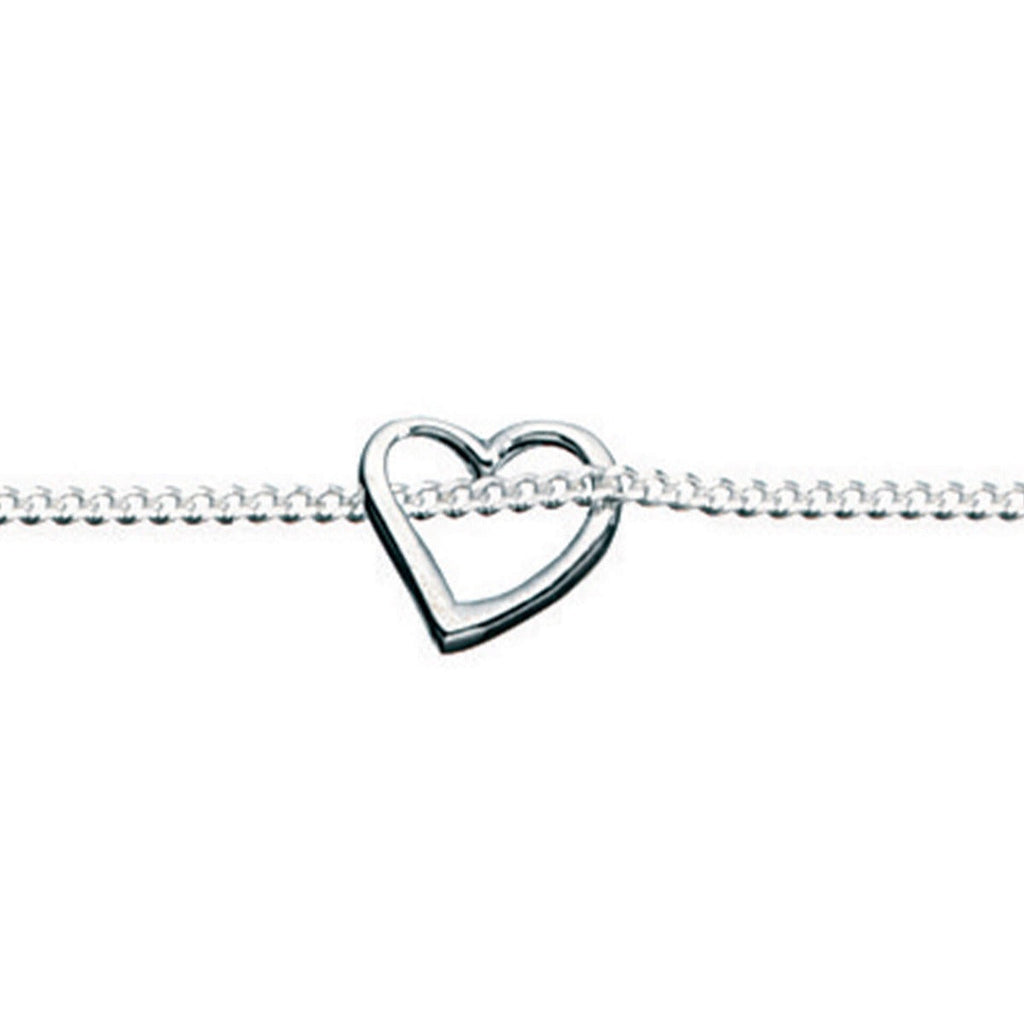 Beginnings Slip-On Heart Anklet