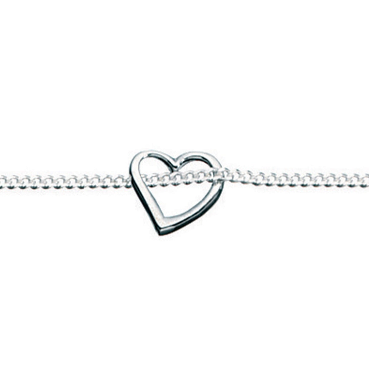 Beginnings Slip-On Heart Anklet